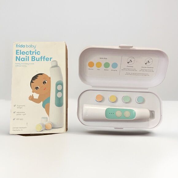 Frida Baby Electric Nail Buffer Set Nail Buffer for Newborn to Toddler TESTED - Picture 1 of 9